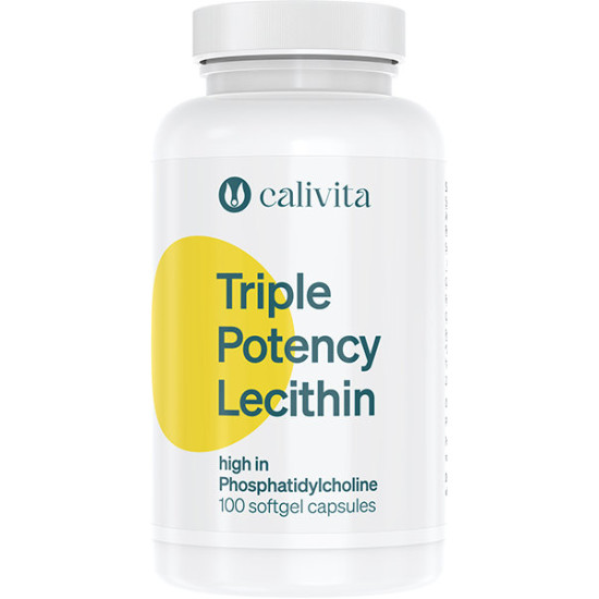 Triple Potency Lecithin - 100 capsule gelatinoase